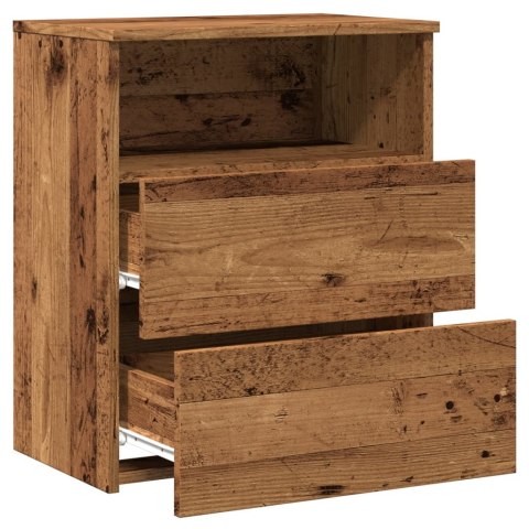 VidaXL Szafki nocne, 2 szt., stare drewno, 50x32x60 cm VidaXL Szafki nocne, 2 szt., stare drewno, 50x32x60 cm