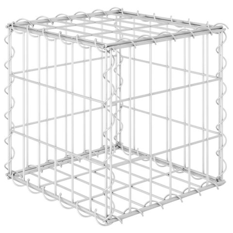 VidaXL Podwyższona donica gabionowa kostka, drut stalowy, 30x30x30 cm VidaXL Podwyższona donica gabionowa kostka, drut stalowy, 30x30x30 cm