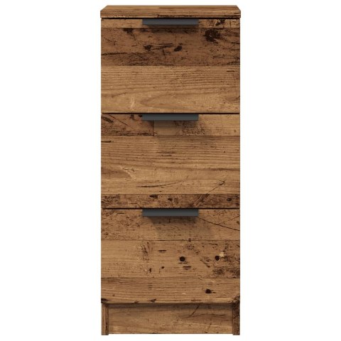 VidaXL Szafki, 2 szt., stare drewno, 30x30x70 cm VidaXL Szafki, 2 szt., stare drewno, 30x30x70 cm
