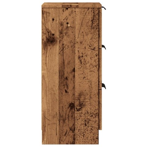 VidaXL Szafki, 2 szt., stare drewno, 30x30x70 cm VidaXL Szafki, 2 szt., stare drewno, 30x30x70 cm