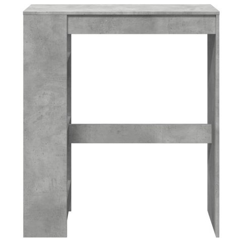 Stolik barowy z przegrodami, szarość betonu, 90x40x103,5 cm Stolik barowy z przegrodami, szarość betonu, 90x40x103,5 cm