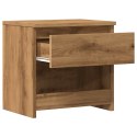 VidaXL Szafka nocna Artisan Oak 40x30x39 cm Drewno klejone