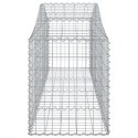  Kosze gabionowe, 6 szt, 200x50x60/80 cm, galwanizowane żelazo
