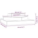 VidaXL Donica, 83x83x27 cm, lite drewno sosnowe