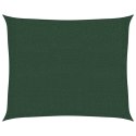  Żagiel przeciwsłoneczny, 160 g/m², ciemnozielony, 2,5x3 m, HDPE