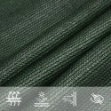 VidaXL Żagiel przeciwsłoneczny, 160 g/m², ciemnozielony, 3x4,5 m, HDPE