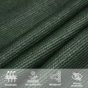 VidaXL Żagiel przeciwsłoneczny, 160 g/m², ciemnozielony, 3x4,5 m, HDPE