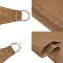 VidaXL Żagiel przeciwsłoneczny, 160 g/m², kolor taupe, 6x6 m, HDPE
