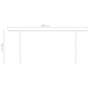  Ręcznie zwijana markiza z LED, 6x3,5 m, kremowa
