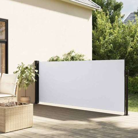  Zwijana markiza boczna, biała, 120x500 cm