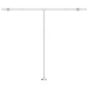  Ręcznie zwijana markiza z LED, 350x250 cm, pomarańczowo-brązowa