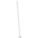 VidaXL Ręcznie zwijana markiza z LED, 450x350 cm, żółto-biała