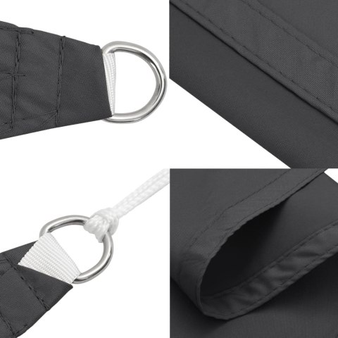 VidaXL Prostokątny żagiel ogrodowy, tkanina Oxford, 2x5 m, antracyt VidaXL Prostokątny żagiel ogrodowy, tkanina Oxford, 2x5 m, antracyt