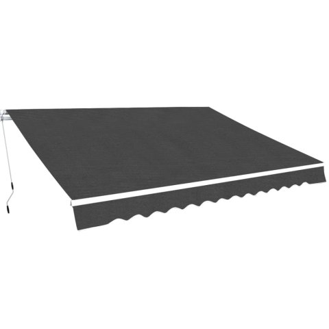  Markiza zwijana ręcznie, 450 cm, antracytowa