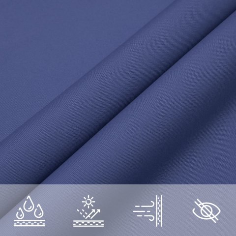 VidaXL Trójkątny żagiel ogrodowy, tkanina Oxford, 3x4x5 m, niebieski VidaXL Trójkątny żagiel ogrodowy, tkanina Oxford, 3x4x5 m, niebieski