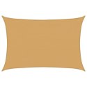 VidaXL Żagiel przeciwsłoneczny, 160 g/m², piaskowy, 4x6 m, HDPE