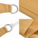 VidaXL Żagiel przeciwsłoneczny, 160 g/m², piaskowy, 4x6 m, HDPE