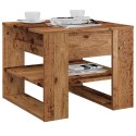 VidaXL Stolik kawowy, stare drewno, 55,5x55x45 cm