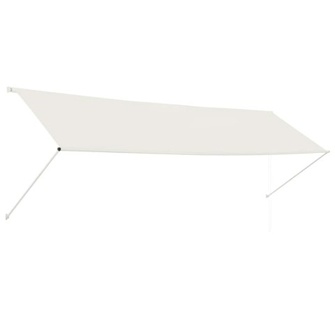 Markiza zwijana, 400 x 150 cm, kremowa Markiza zwijana, 400 x 150 cm, kremowa