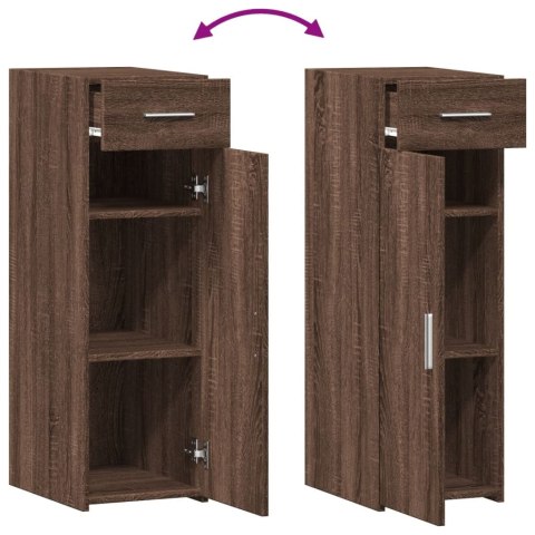 VidaXL Szafka, brązowy dąb, 30x42,5x93 cm, materiał drewnopochodny VidaXL Szafka, brązowy dąb, 30x42,5x93 cm, materiał drewnopochodny