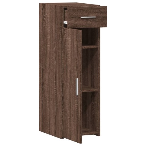 VidaXL Szafka, brązowy dąb, 30x42,5x93 cm, materiał drewnopochodny VidaXL Szafka, brązowy dąb, 30x42,5x93 cm, materiał drewnopochodny