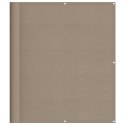  Parawan balkonowy, taupe, 120x1000 cm, 100% poliester Oxford