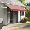  Lambrekin do markizy, burgundowe paski, 3 m