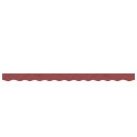  Lambrekin do markizy, burgundowe paski, 3 m