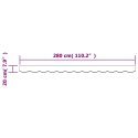  Lambrekin do markizy, burgundowe paski, 3 m
