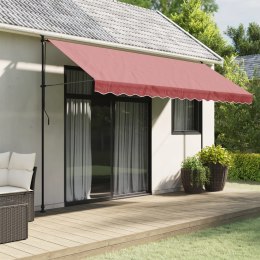  Lambrekin do markizy, burgundowe paski, 4 m