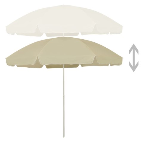 Parasol plażowy, piaskowy żółty, 300 cm Parasol plażowy, piaskowy żółty, 300 cm