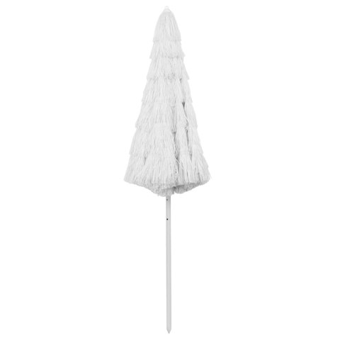 Parasol plażowy w hawajskim stylu, biały, 300 cm Parasol plażowy w hawajskim stylu, biały, 300 cm