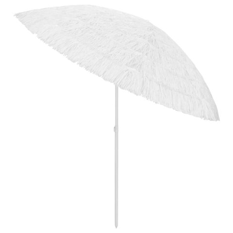 Parasol plażowy w hawajskim stylu, biały, 300 cm Parasol plażowy w hawajskim stylu, biały, 300 cm