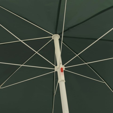 Parasol plażowy, zielony, 300 cm Parasol plażowy, zielony, 300 cm