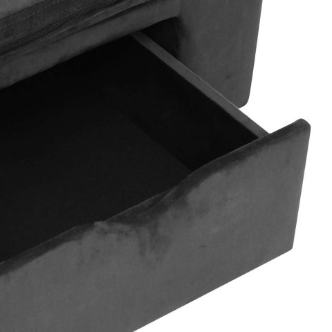 Sofa dla psa, z szufladą, ciemnoszara, 75x50x38 cm, pluszowa Sofa dla psa, z szufladą, ciemnoszara, 75x50x38 cm, pluszowa