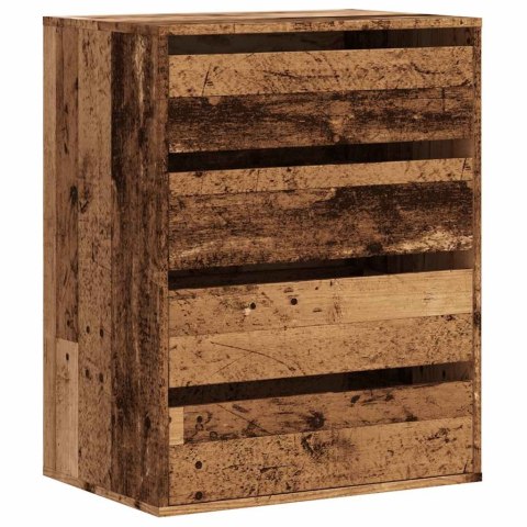 VidaXL Komoda, stare drewno, 60x41x76 cm, materiał drewnopochodny VidaXL Komoda, stare drewno, 60x41x76 cm, materiał drewnopochodny