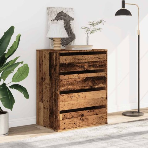 VidaXL Komoda, stare drewno, 60x41x76 cm, materiał drewnopochodny VidaXL Komoda, stare drewno, 60x41x76 cm, materiał drewnopochodny