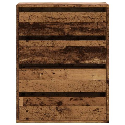 VidaXL Komoda, stare drewno, 60x41x76 cm, materiał drewnopochodny VidaXL Komoda, stare drewno, 60x41x76 cm, materiał drewnopochodny