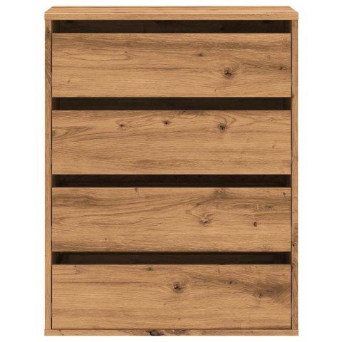 Komoda, dąb artisan, 60x41x76 cm, materiał drewnopochodny Komoda, dąb artisan, 60x41x76 cm, materiał drewnopochodny