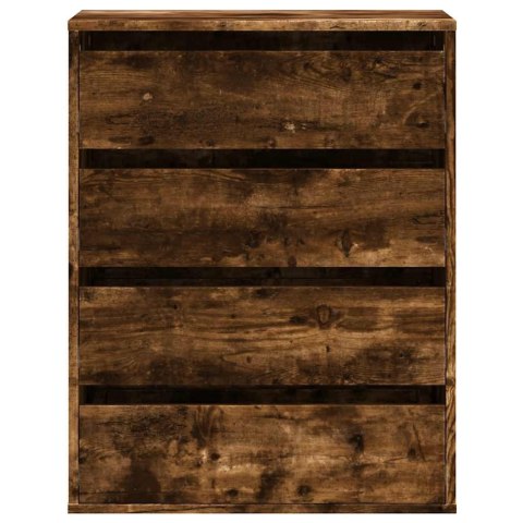 VidaXL Komoda, przydymiony dąb, 60x41x76 cm, materiał drewnopochodny VidaXL Komoda, przydymiony dąb, 60x41x76 cm, materiał drewnopochodny