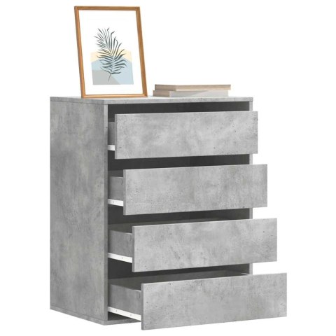 Komoda, szarość betonu, 60x41x76 cm, materiał drewnopochodny Komoda, szarość betonu, 60x41x76 cm, materiał drewnopochodny