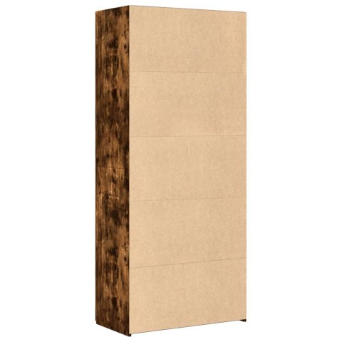Wysoka szafka, przydymiony dąb, 80x42,5x185 cm Wysoka szafka, przydymiony dąb, 80x42,5x185 cm