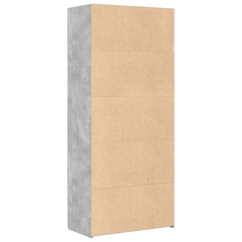 Wysoka szafka, szarość betonu, 80x42,5x185 cm Wysoka szafka, szarość betonu, 80x42,5x185 cm