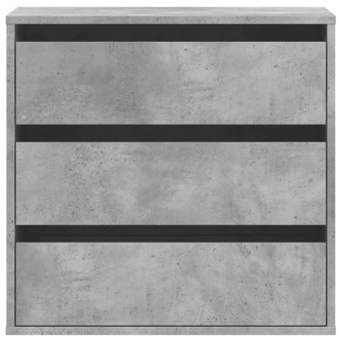 Komoda, szarość betonu, 60x41x58 cm, materiał drewnopochodny Komoda, szarość betonu, 60x41x58 cm, materiał drewnopochodny