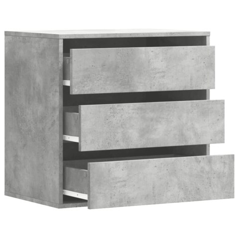 Komoda, szarość betonu, 60x41x58 cm, materiał drewnopochodny Komoda, szarość betonu, 60x41x58 cm, materiał drewnopochodny