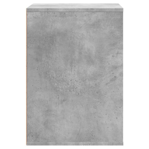 Komoda, szarość betonu, 60x41x58 cm, materiał drewnopochodny Komoda, szarość betonu, 60x41x58 cm, materiał drewnopochodny