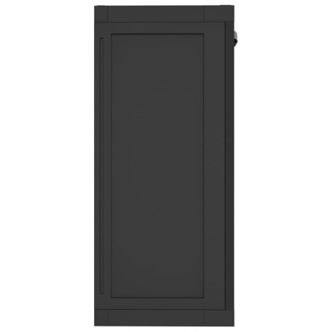 Szafka ogrodowa, czarna, 65x37x85 cm, PP Szafka ogrodowa, czarna, 65x37x85 cm, PP