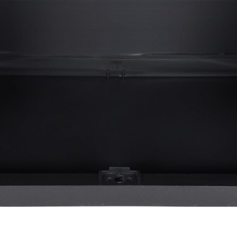 Szafka ogrodowa, czarna, 65x37x85 cm, PP Szafka ogrodowa, czarna, 65x37x85 cm, PP