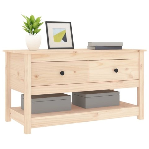 Stolik kawowy, 102x49x55 cm, lite drewno sosnowe Stolik kawowy, 102x49x55 cm, lite drewno sosnowe