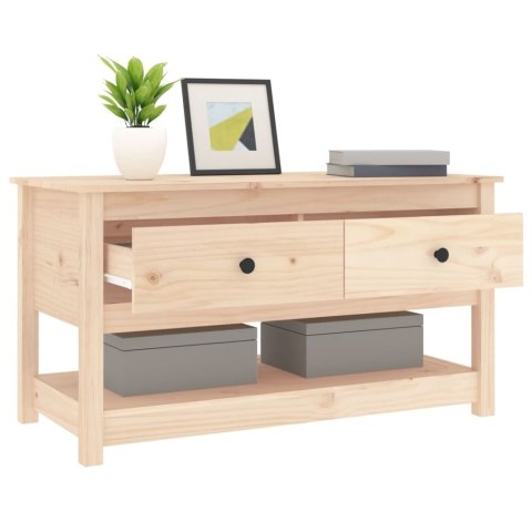 Stolik kawowy, 102x49x55 cm, lite drewno sosnowe Stolik kawowy, 102x49x55 cm, lite drewno sosnowe